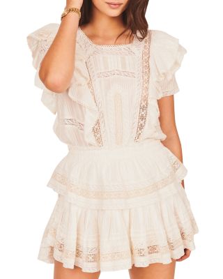 LoveShackFancy Stella Mini Dress ...